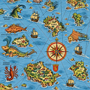 Ambiance, Classique, Dark/Olaus Magnus/... qui dessina les premières cartes du monde. 